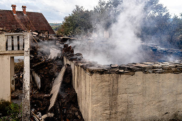 Professional Fire Damage Removal technician working in Haymarket, VA